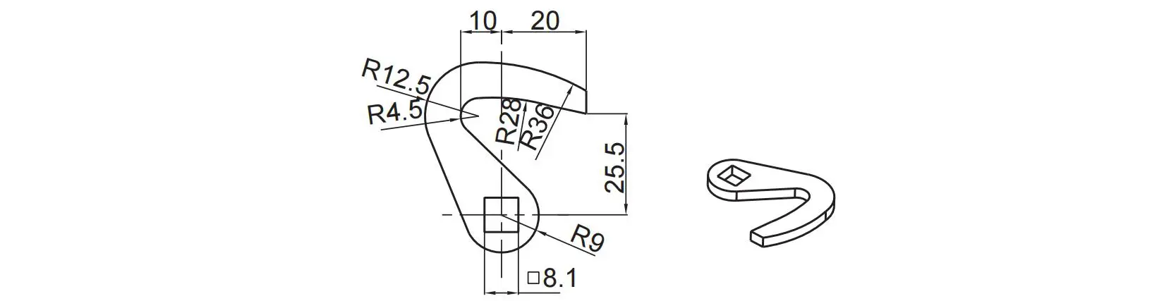 锁舌 9100-1701系列