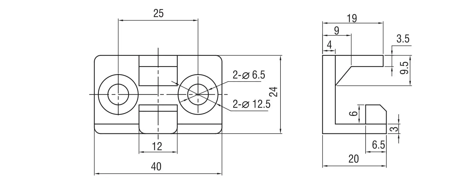 拉杆附件 9401-4024系列 固定件