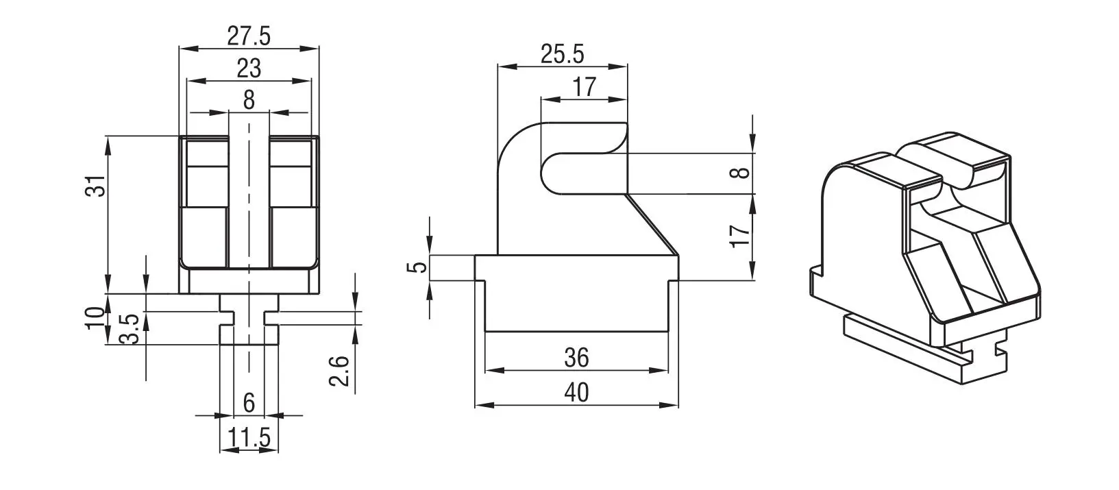 拉杆附件 9401-4031系列