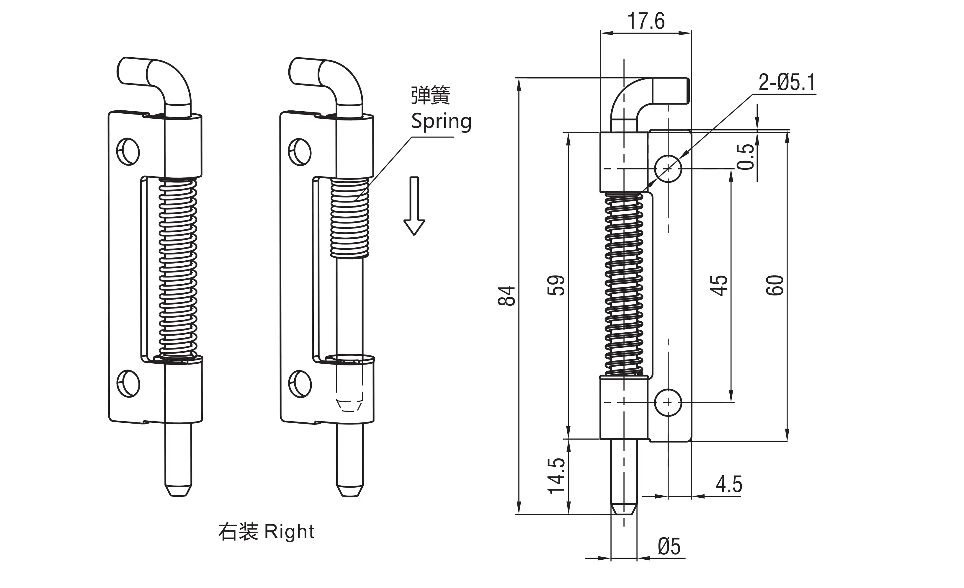 内装铰链 2404-01大型系列