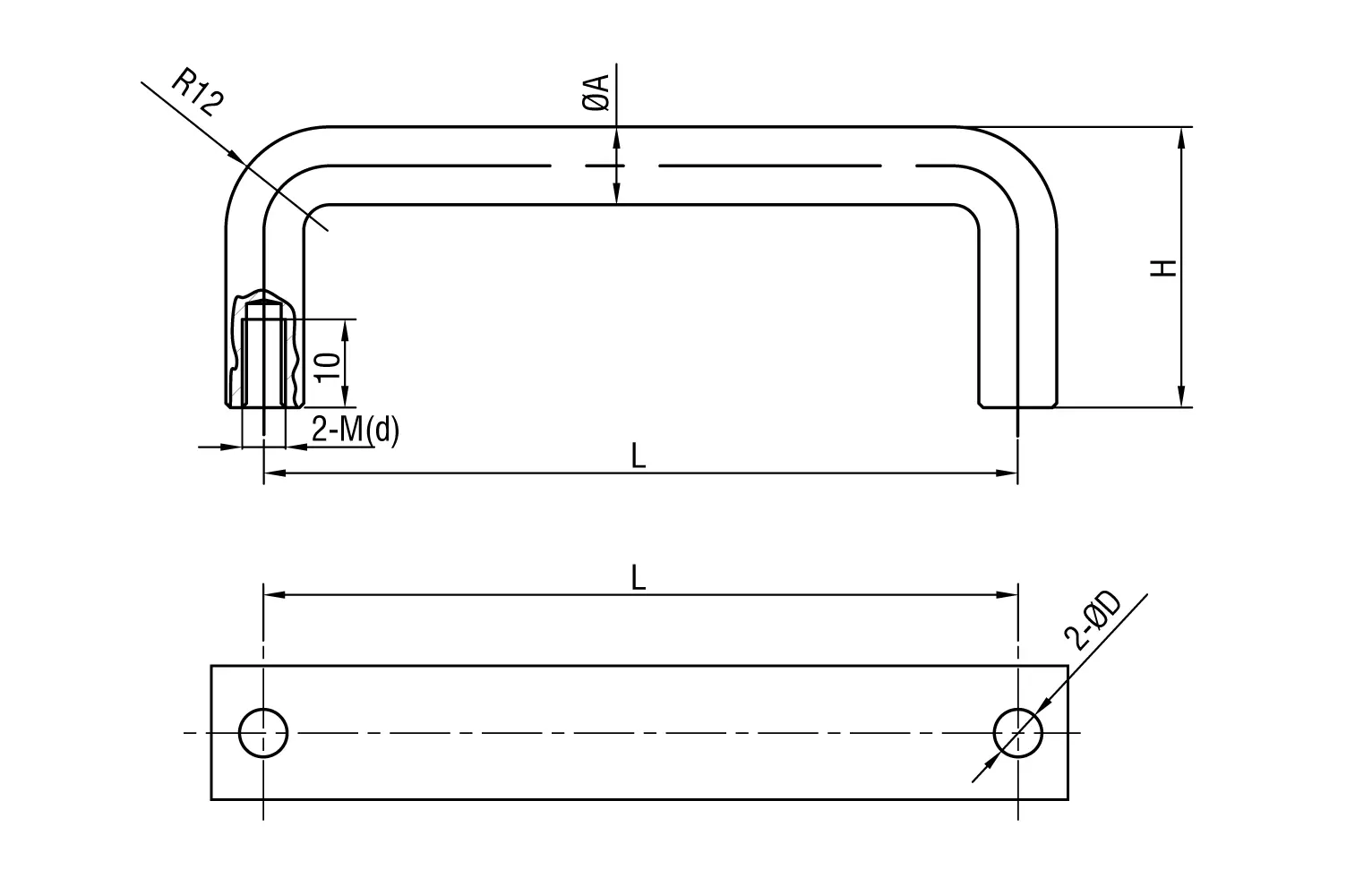 U型拉手 3203系列