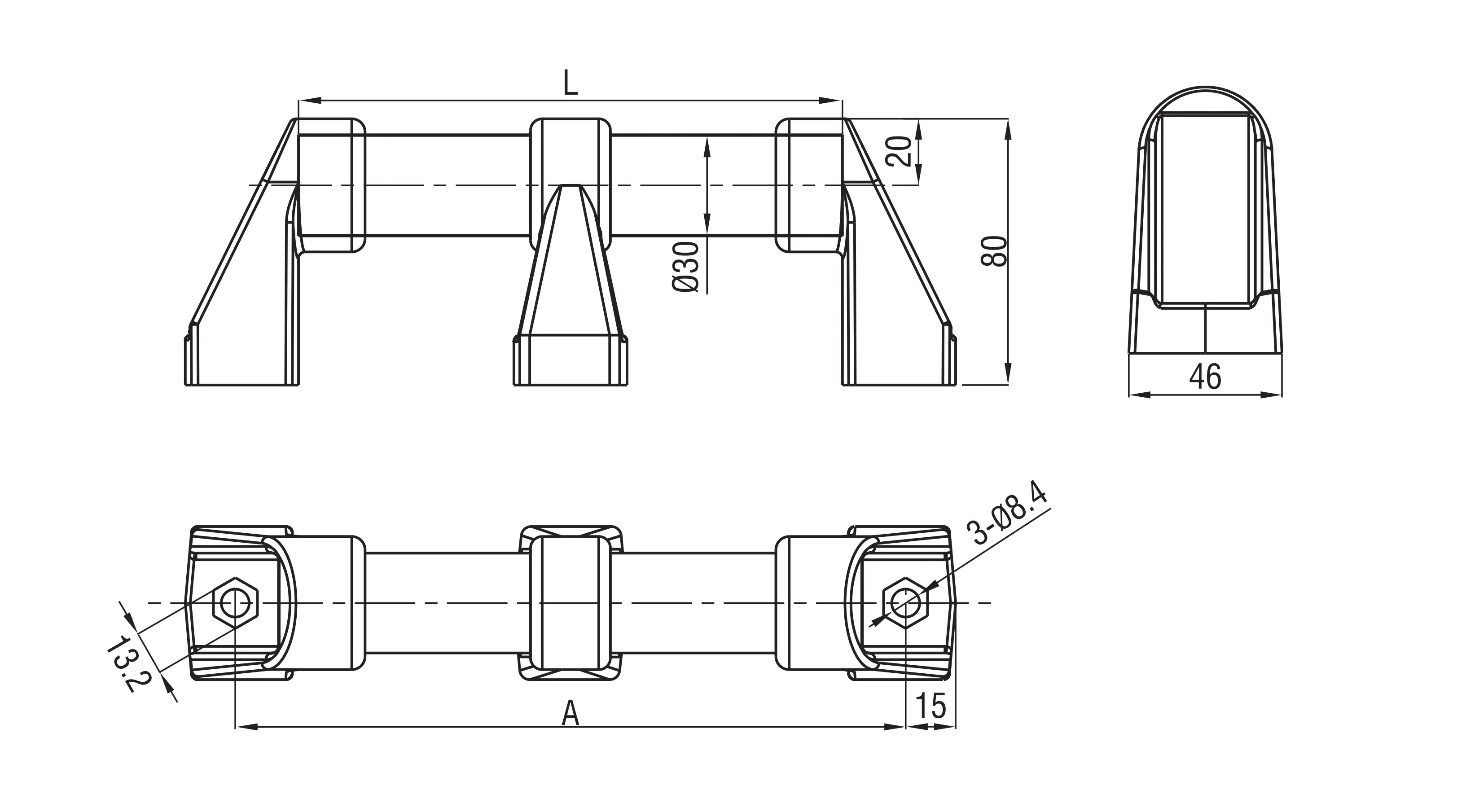 U型拉手 3205系列