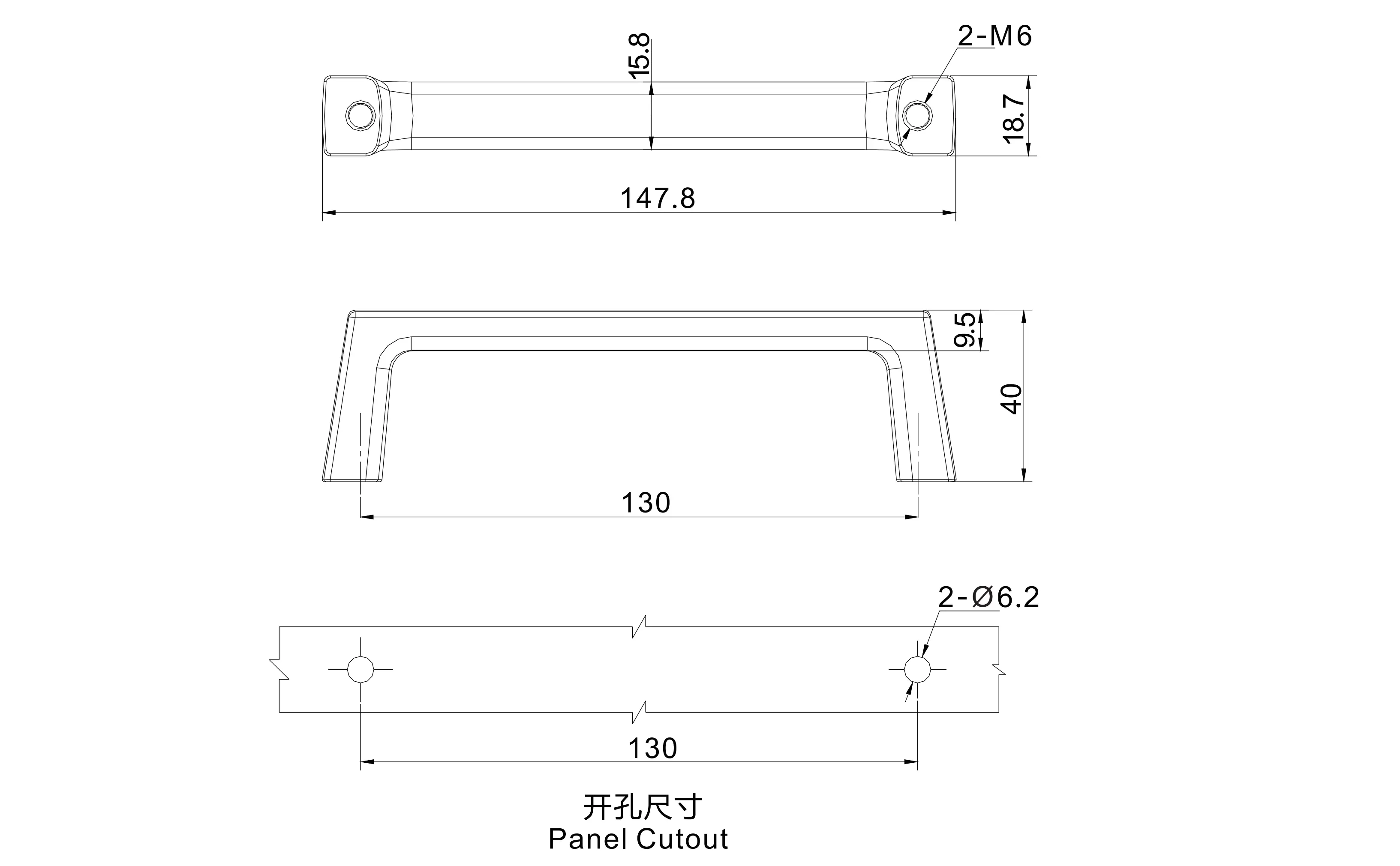 U型拉手 3212系列